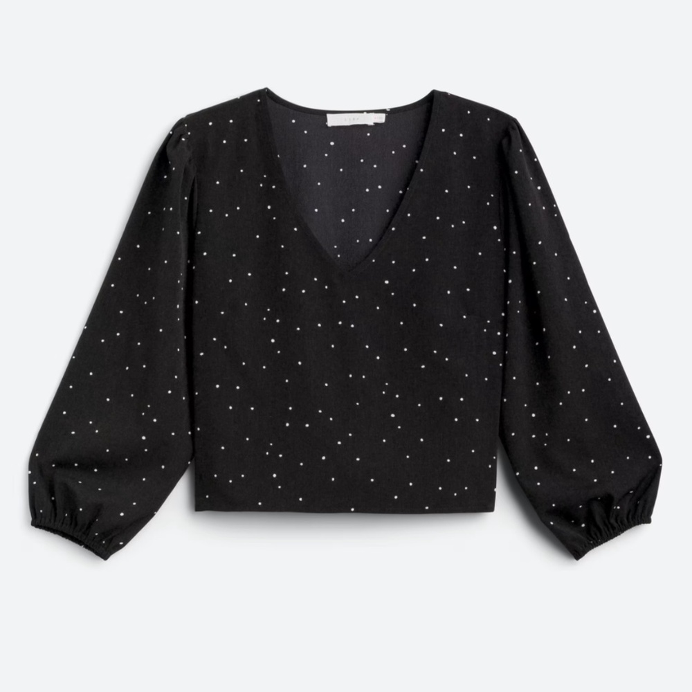 Lush Carly Tie Back Blouse